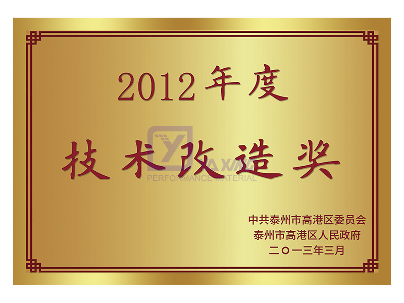 2012 Technical Transformation Award